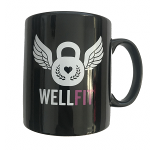 Well Fit Black Mug